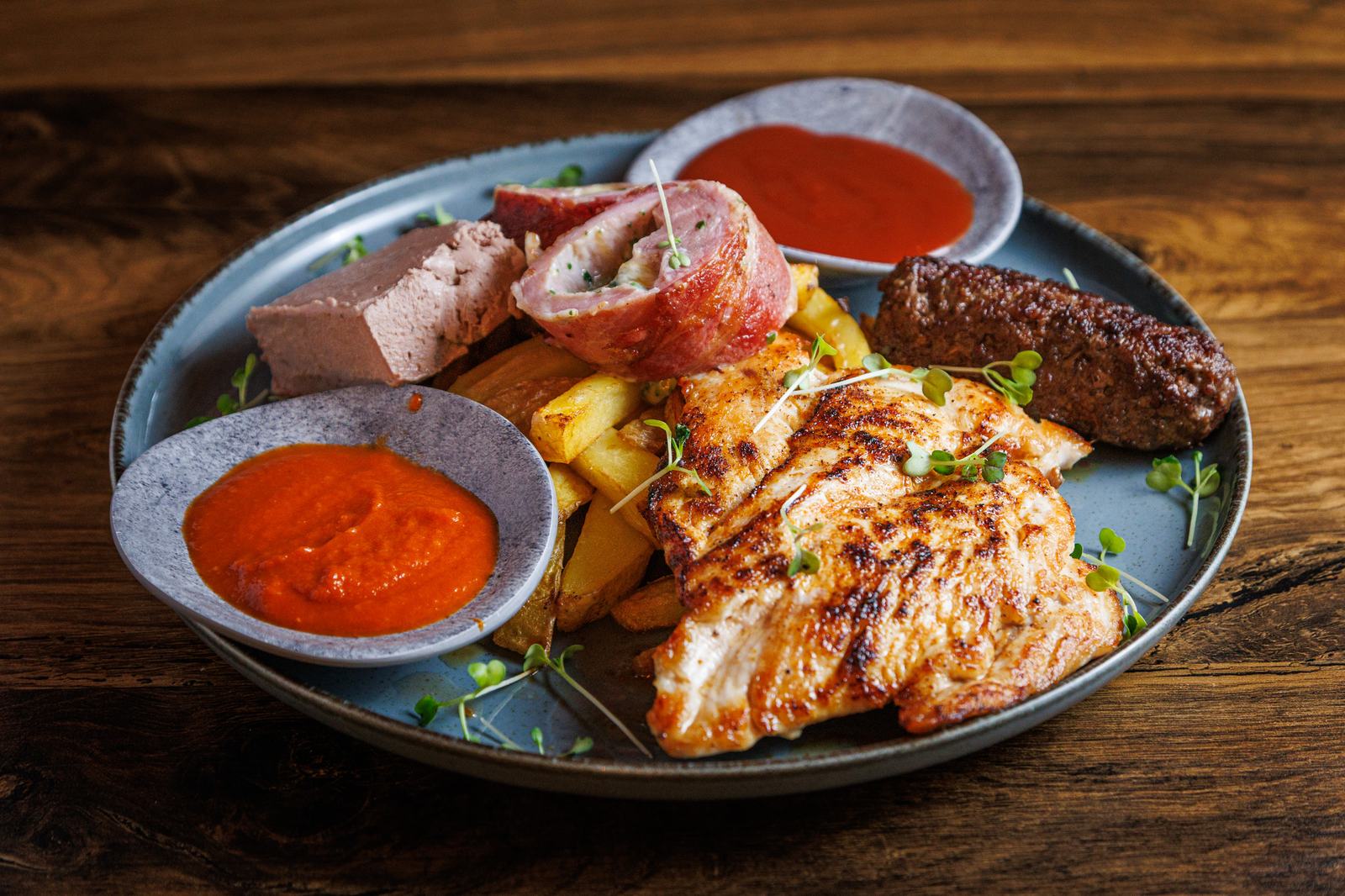Mixed grill platter